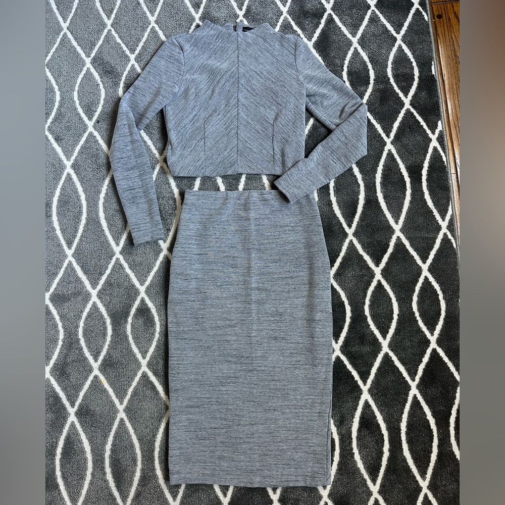 Elegant Gray Women's Dress